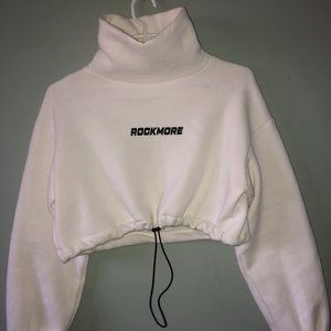 Turtleneck ROCKMORE Graphic Cropped Sweatshirt